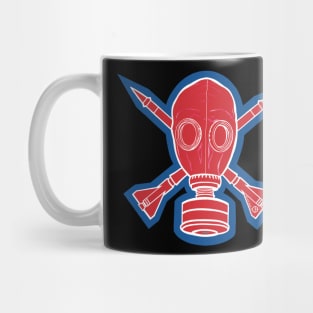 Gas Mask & Crossed Missiles Mug